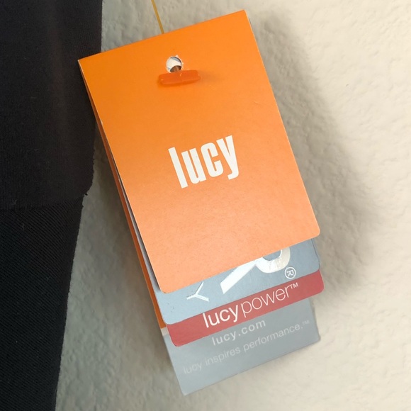 New Lucy Perfect Core Black Halter Tank Top, L - Picture 13 of 15